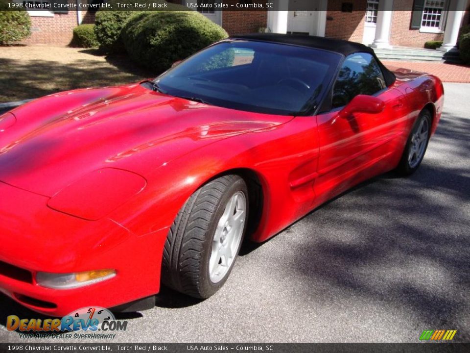 1998 Chevrolet Corvette Convertible Torch Red / Black Photo #3