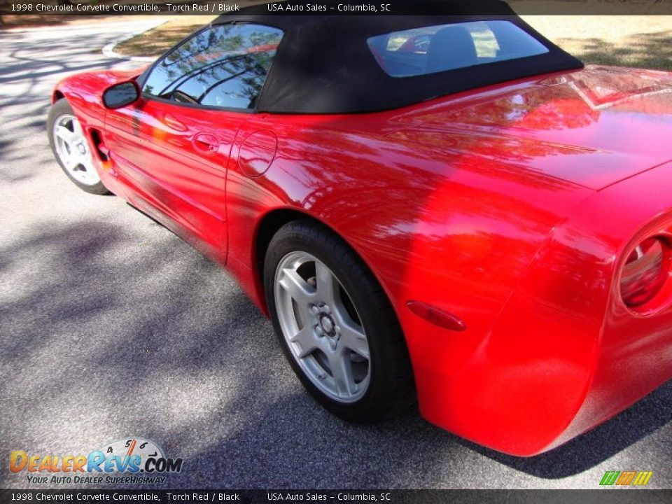 1998 Chevrolet Corvette Convertible Torch Red / Black Photo #4