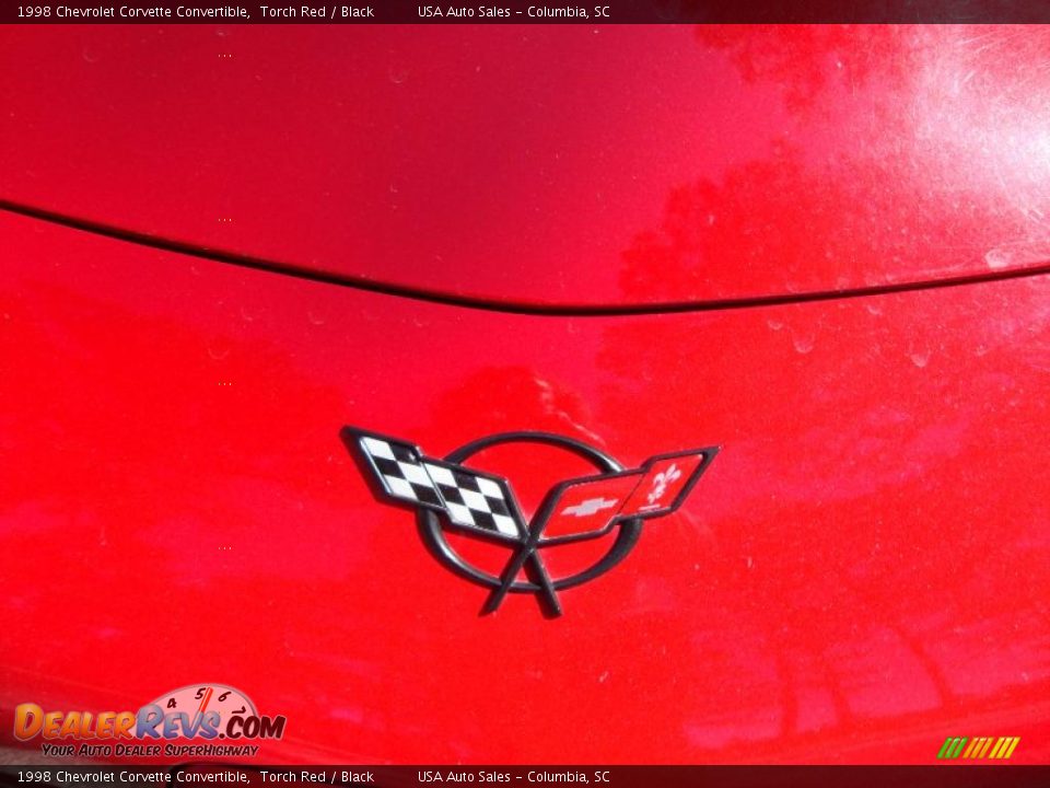 1998 Chevrolet Corvette Convertible Torch Red / Black Photo #8
