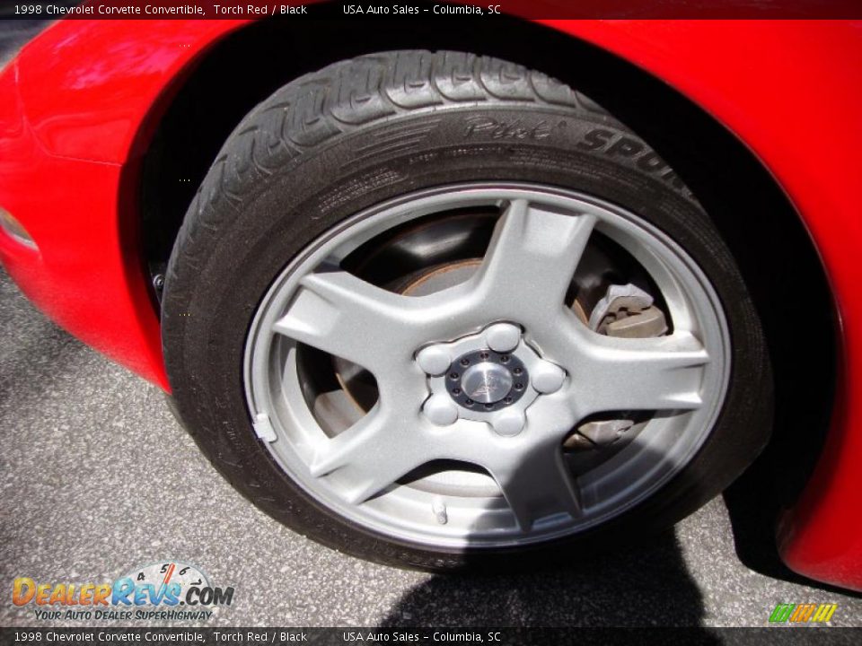 1998 Chevrolet Corvette Convertible Torch Red / Black Photo #9