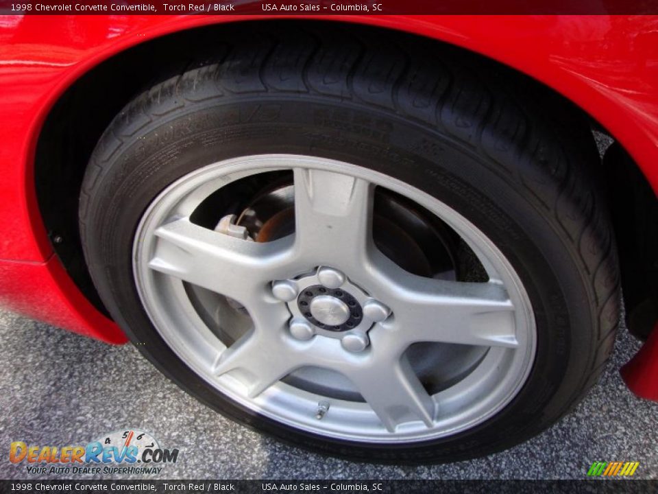 1998 Chevrolet Corvette Convertible Torch Red / Black Photo #10