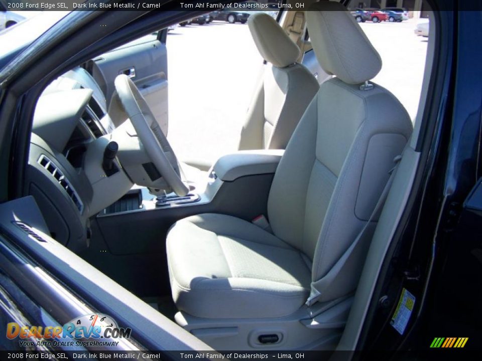 2008 Ford Edge SEL Dark Ink Blue Metallic / Camel Photo #9