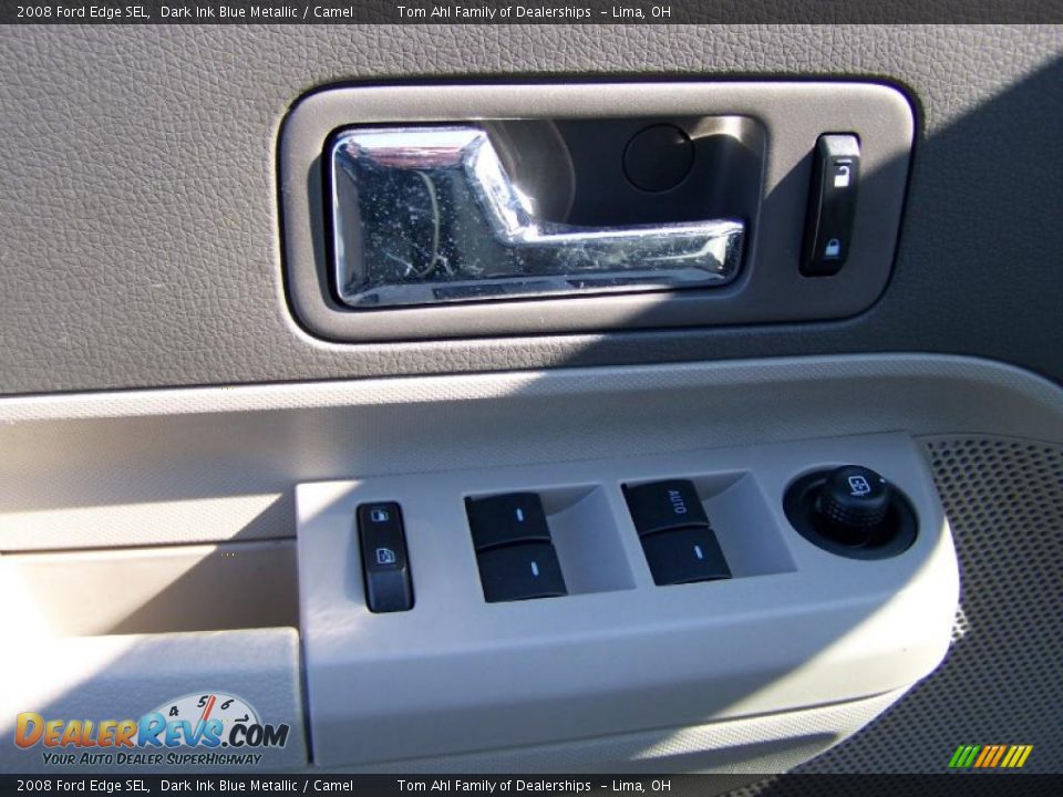 2008 Ford Edge SEL Dark Ink Blue Metallic / Camel Photo #10