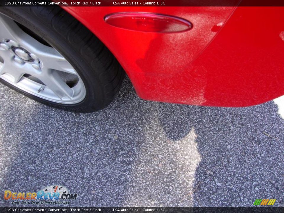 1998 Chevrolet Corvette Convertible Torch Red / Black Photo #11