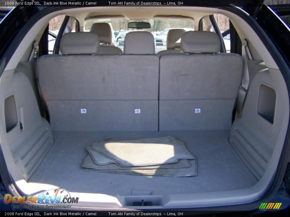 2008 Ford Edge SEL Dark Ink Blue Metallic / Camel Photo #12