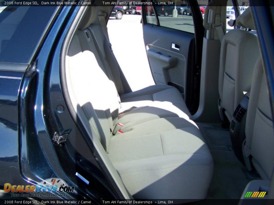 2008 Ford Edge SEL Dark Ink Blue Metallic / Camel Photo #13