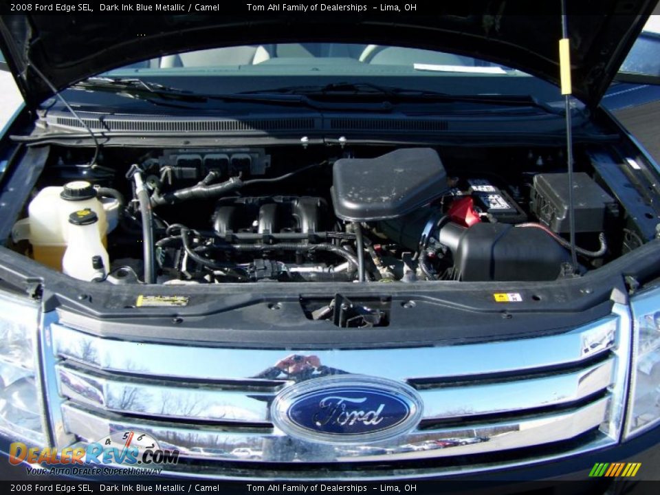 2008 Ford Edge SEL Dark Ink Blue Metallic / Camel Photo #16