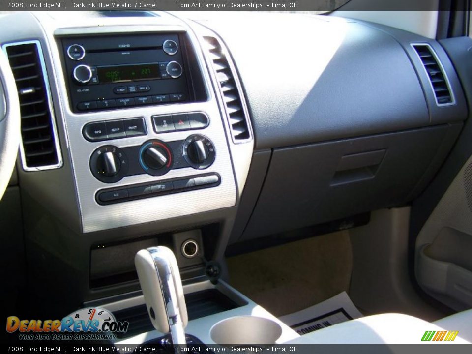 2008 Ford Edge SEL Dark Ink Blue Metallic / Camel Photo #19