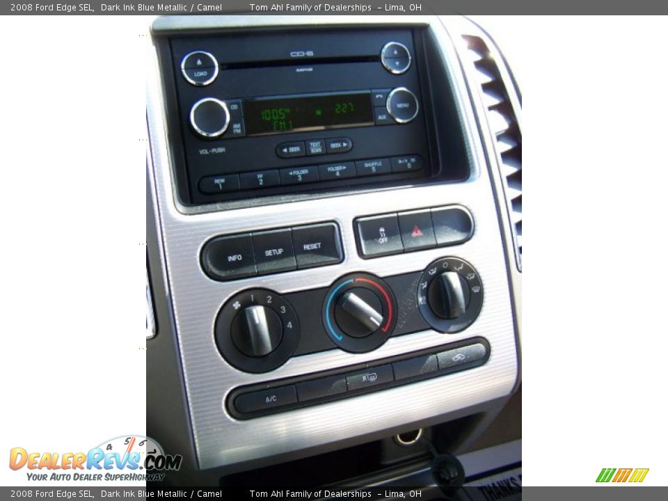 2008 Ford Edge SEL Dark Ink Blue Metallic / Camel Photo #20