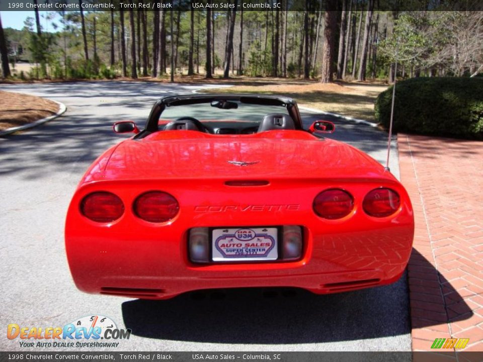 1998 Chevrolet Corvette Convertible Torch Red / Black Photo #22