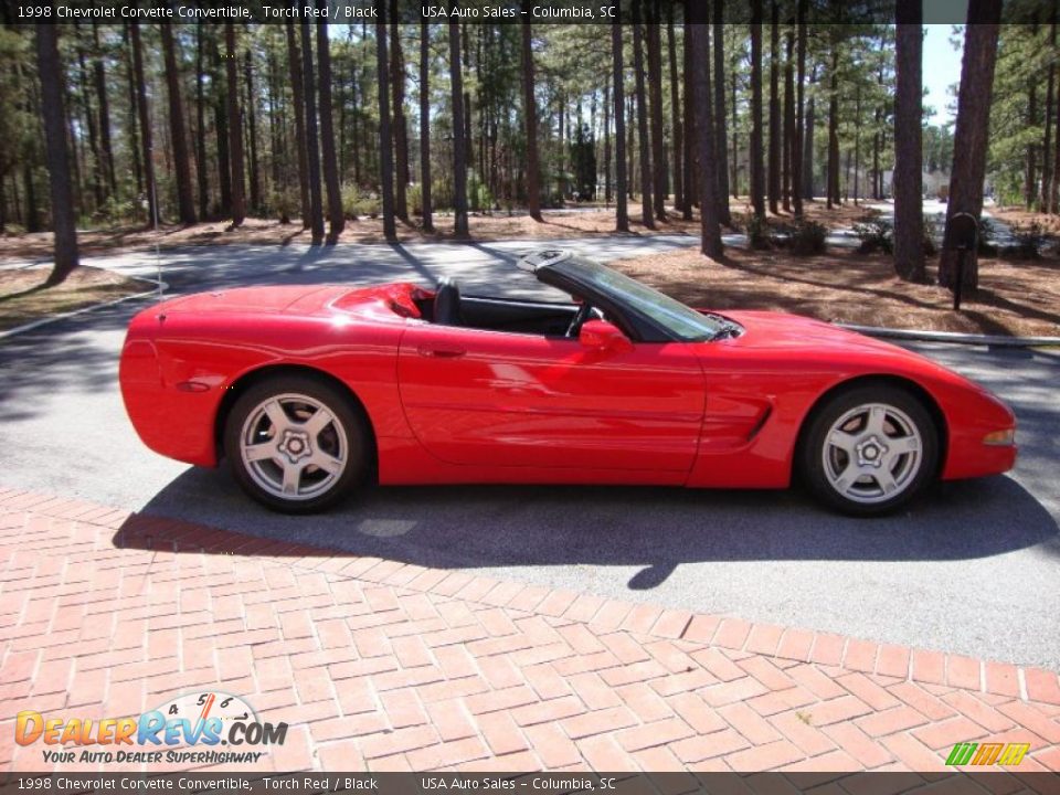 1998 Chevrolet Corvette Convertible Torch Red / Black Photo #23