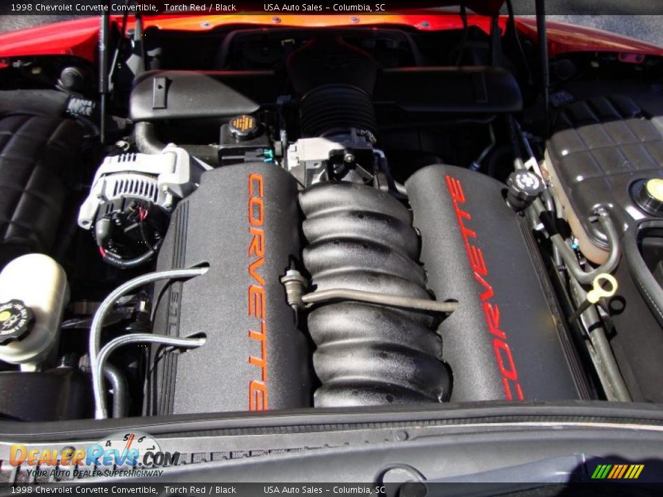 1998 Chevrolet Corvette Convertible Torch Red / Black Photo #25