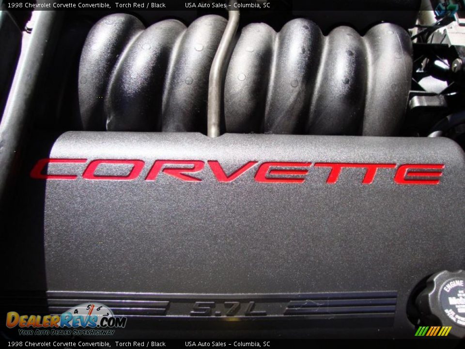 1998 Chevrolet Corvette Convertible Torch Red / Black Photo #29