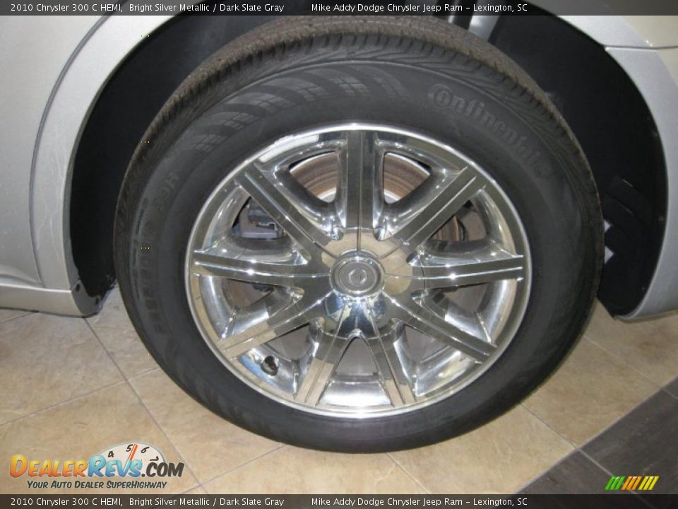 2010 Chrysler 300 C HEMI Bright Silver Metallic / Dark Slate Gray Photo #7