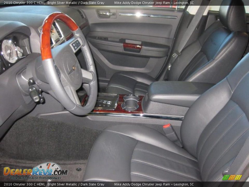 2010 Chrysler 300 C HEMI Bright Silver Metallic / Dark Slate Gray Photo #16