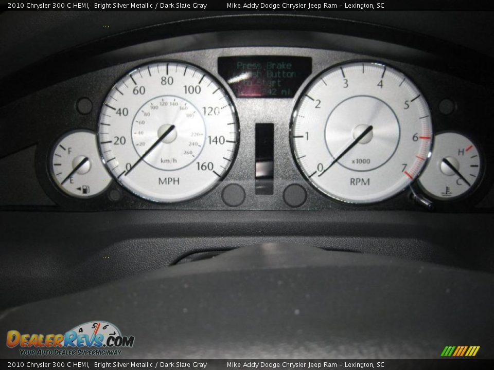 2010 Chrysler 300 C HEMI Bright Silver Metallic / Dark Slate Gray Photo #20