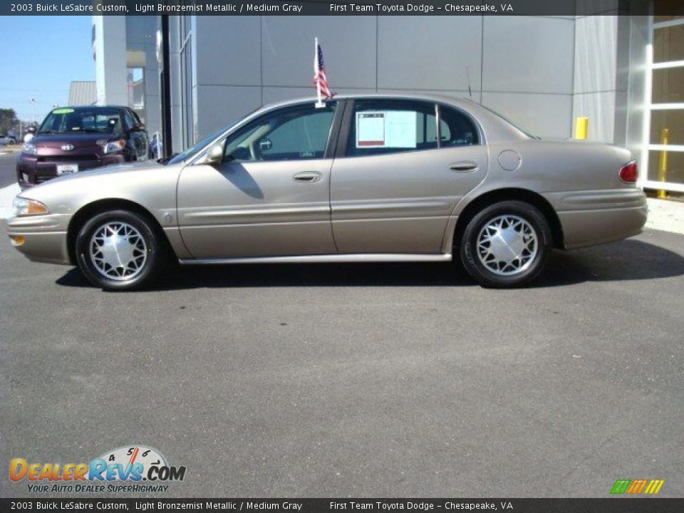 2003 Buick LeSabre Custom Light Bronzemist Metallic / Medium Gray Photo #3