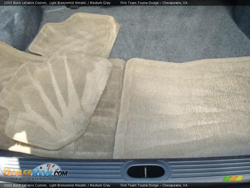 2003 Buick LeSabre Custom Light Bronzemist Metallic / Medium Gray Photo #11