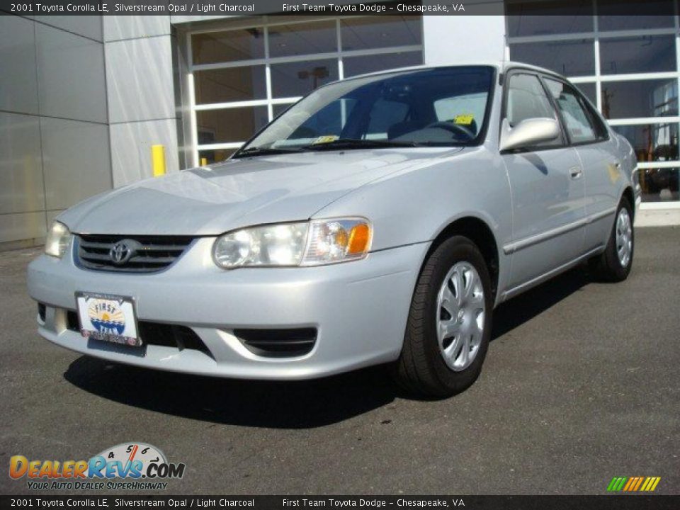 2001 Toyota Corolla LE Silverstream Opal / Light Charcoal Photo #1