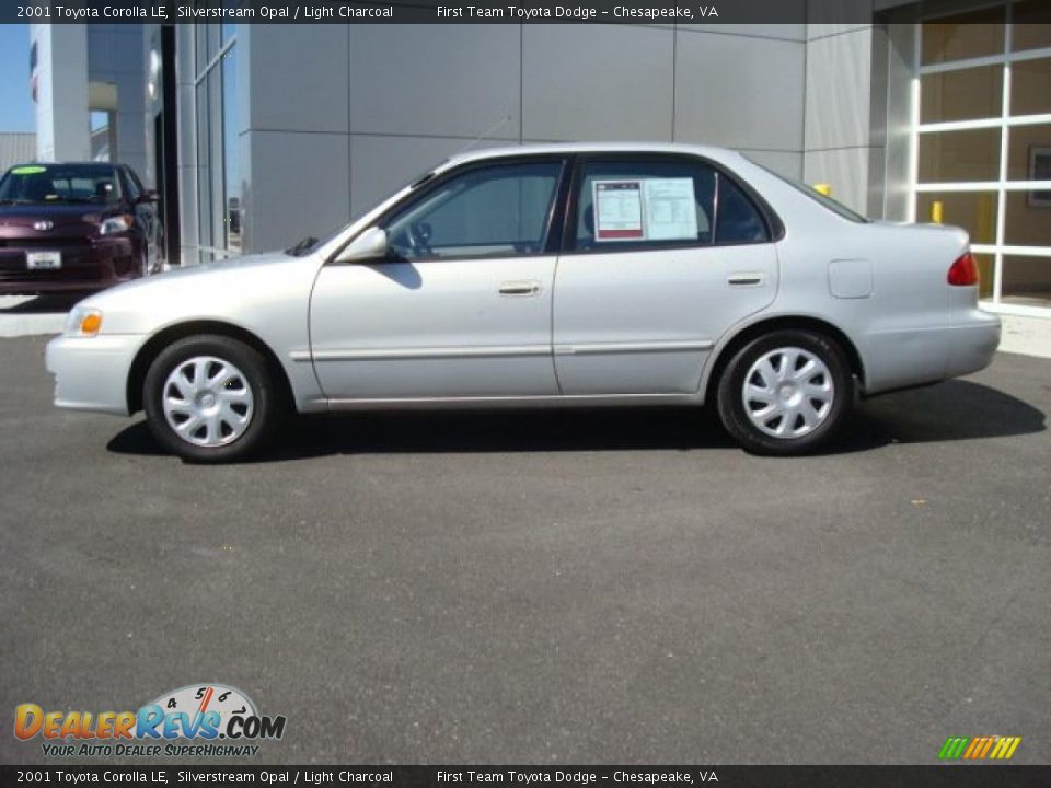 2001 Toyota Corolla LE Silverstream Opal / Light Charcoal Photo #3