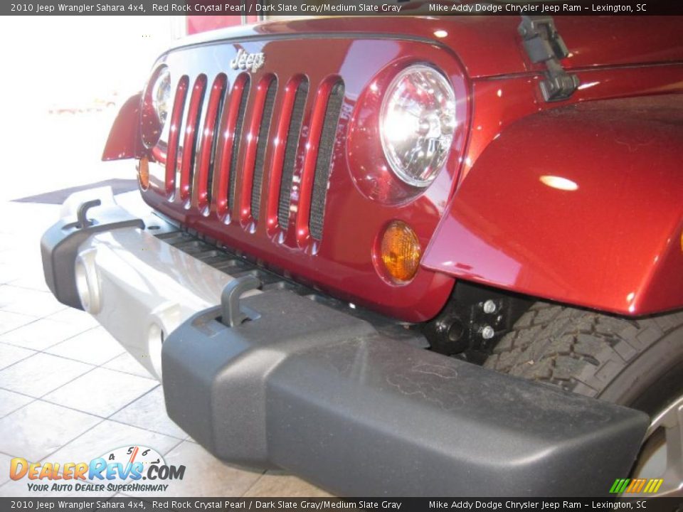 2010 Jeep Wrangler Sahara 4x4 Red Rock Crystal Pearl / Dark Slate Gray/Medium Slate Gray Photo #7