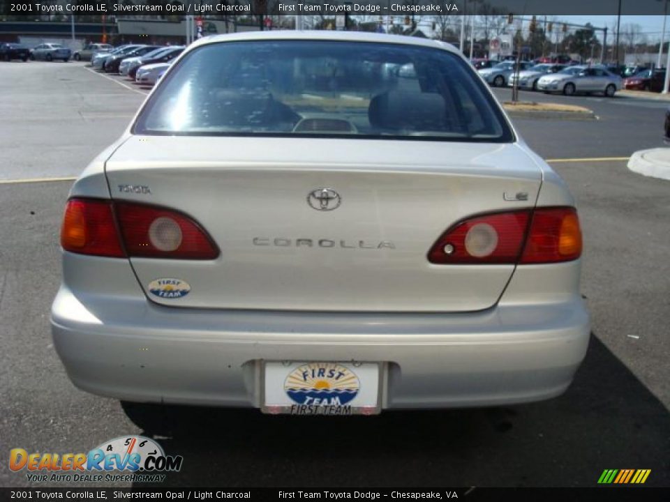 2001 Toyota Corolla LE Silverstream Opal / Light Charcoal Photo #5