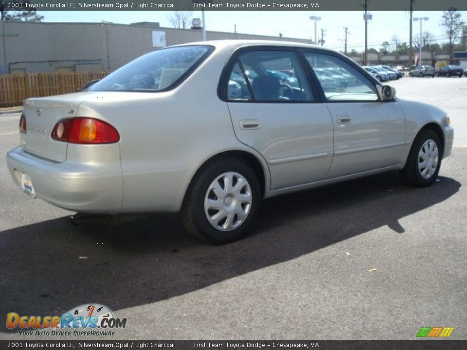 2001 Toyota Corolla LE Silverstream Opal / Light Charcoal Photo #6