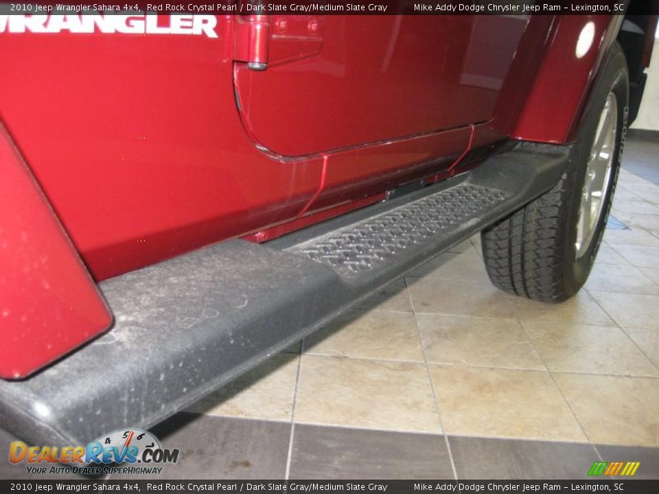 2010 Jeep Wrangler Sahara 4x4 Red Rock Crystal Pearl / Dark Slate Gray/Medium Slate Gray Photo #9