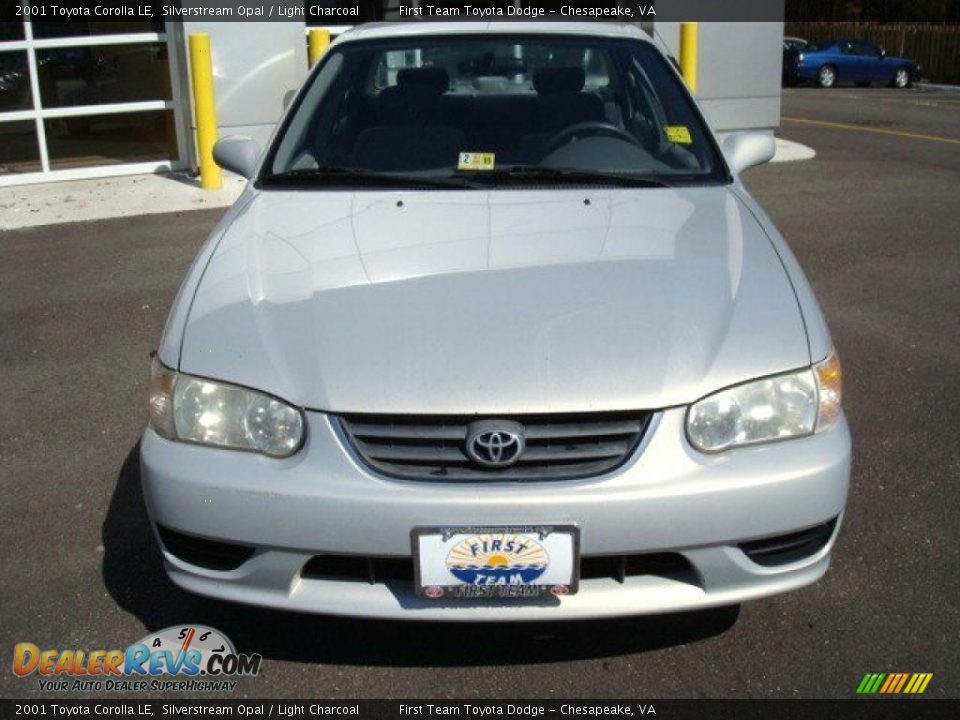 2001 Toyota Corolla LE Silverstream Opal / Light Charcoal Photo #9