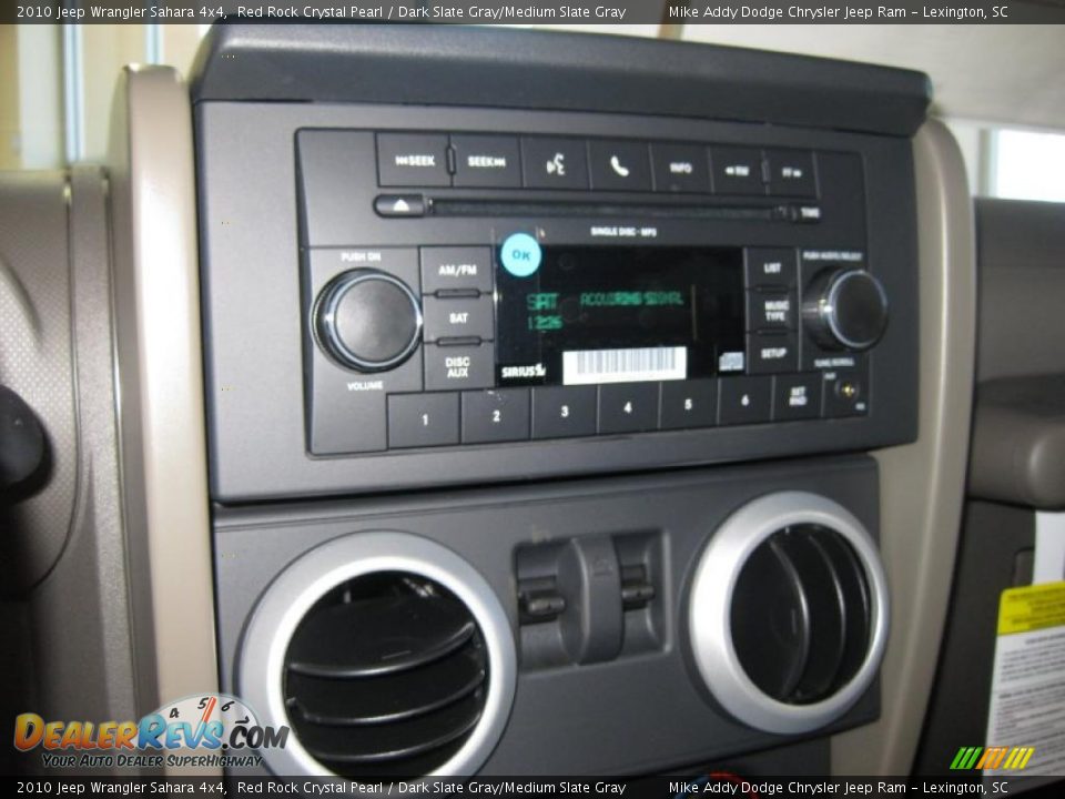 2010 Jeep Wrangler Sahara 4x4 Red Rock Crystal Pearl / Dark Slate Gray/Medium Slate Gray Photo #15