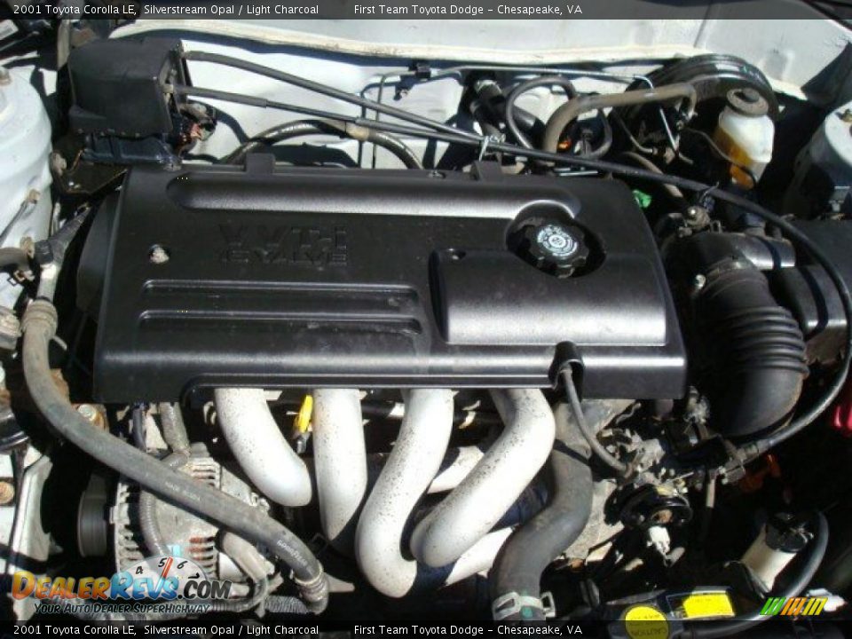 2001 Toyota Corolla LE Silverstream Opal / Light Charcoal Photo #19
