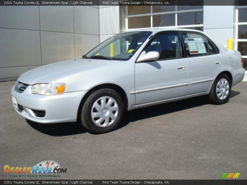 2001 Toyota Corolla LE Silverstream Opal / Light Charcoal Photo #22
