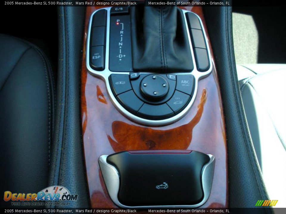 2005 Mercedes-Benz SL 500 Roadster Mars Red / designo Graphite/Black Photo #25