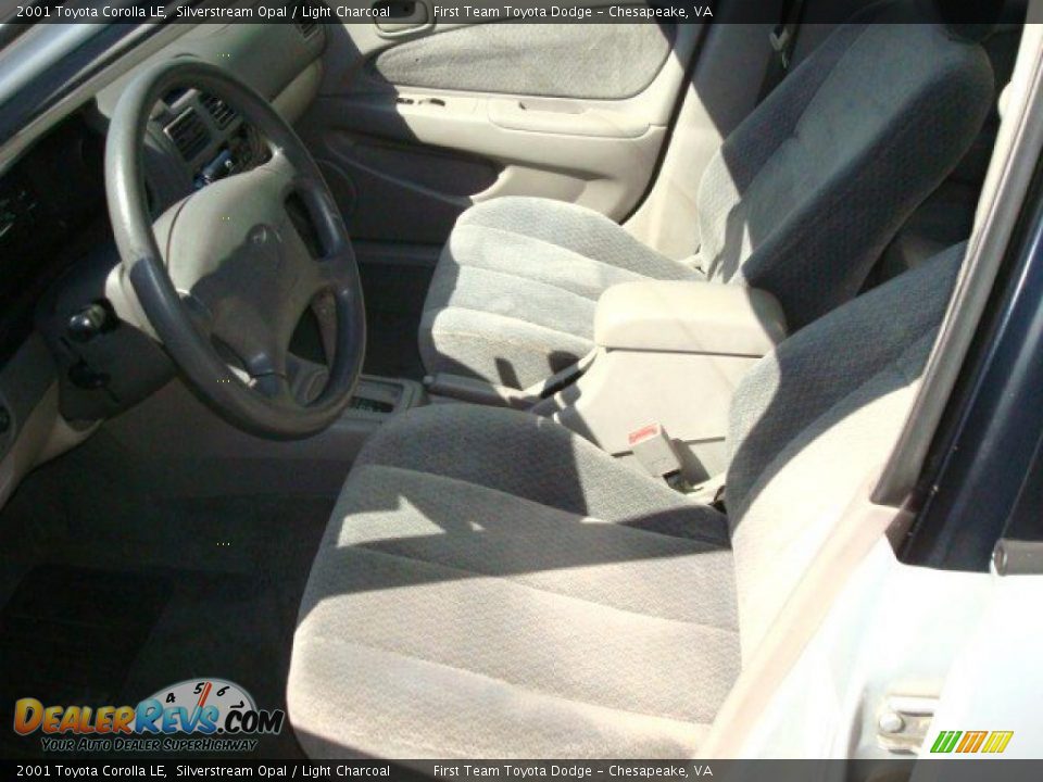 2001 Toyota Corolla LE Silverstream Opal / Light Charcoal Photo #30