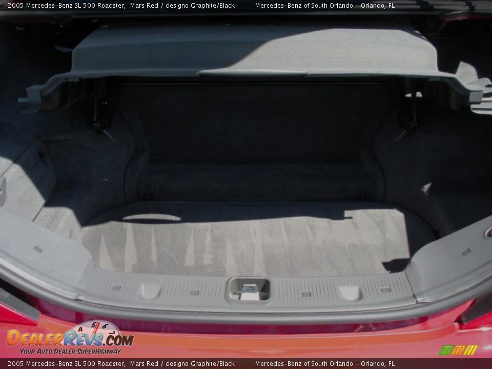 2005 Mercedes-Benz SL 500 Roadster Mars Red / designo Graphite/Black Photo #26