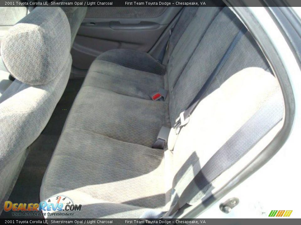 2001 Toyota Corolla LE Silverstream Opal / Light Charcoal Photo #31