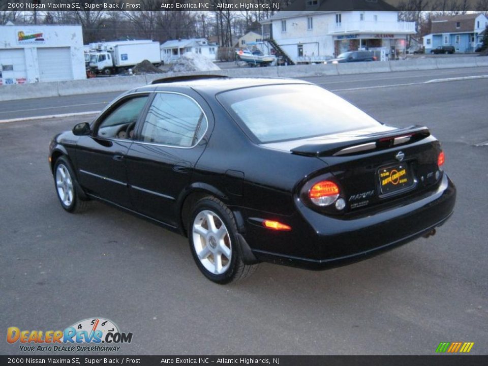 2000 Nissan Maxima SE Super Black / Frost Photo #4