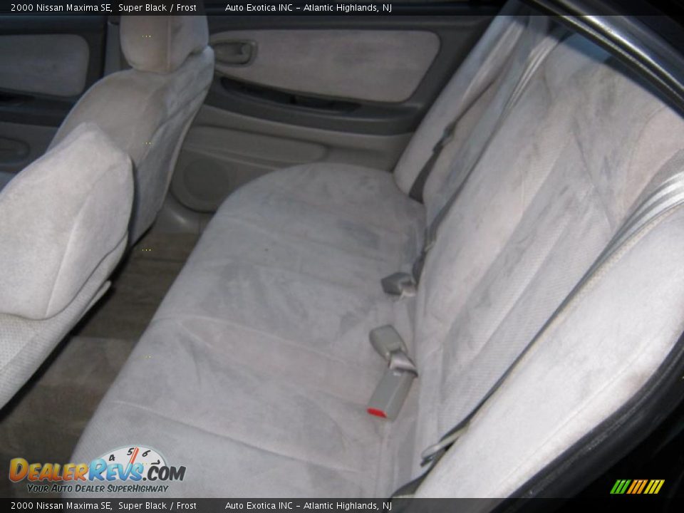 2000 Nissan Maxima SE Super Black / Frost Photo #6