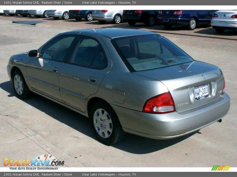 2001 Nissan Sentra GXE Radium Silver / Stone Photo #2