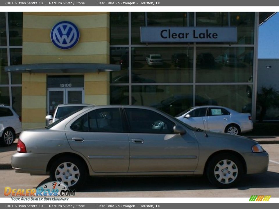 2001 Nissan Sentra GXE Radium Silver / Stone Photo #4