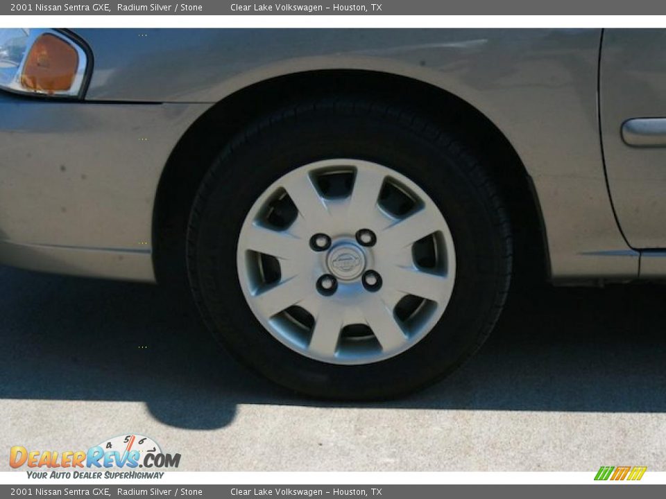 2001 Nissan Sentra GXE Radium Silver / Stone Photo #9