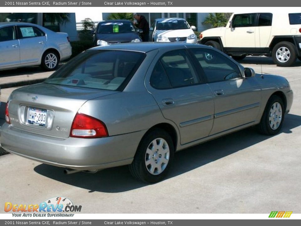 2001 Nissan Sentra GXE Radium Silver / Stone Photo #15