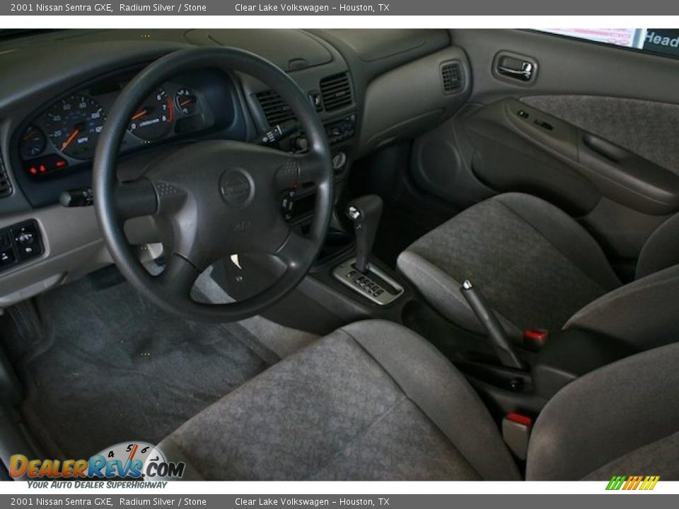 2001 Nissan Sentra GXE Radium Silver / Stone Photo #20