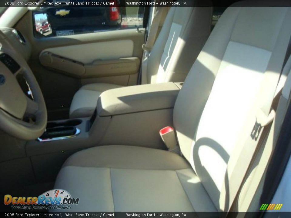 2008 Ford Explorer Limited 4x4 White Sand Tri coat / Camel Photo #7