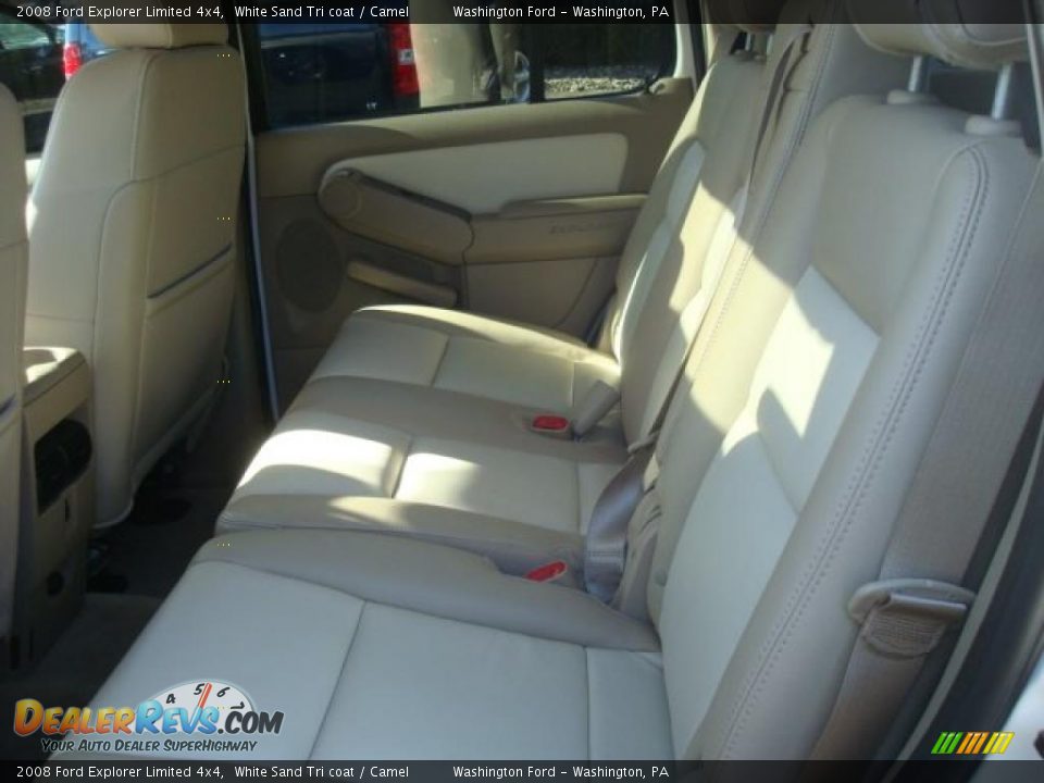 2008 Ford Explorer Limited 4x4 White Sand Tri coat / Camel Photo #13