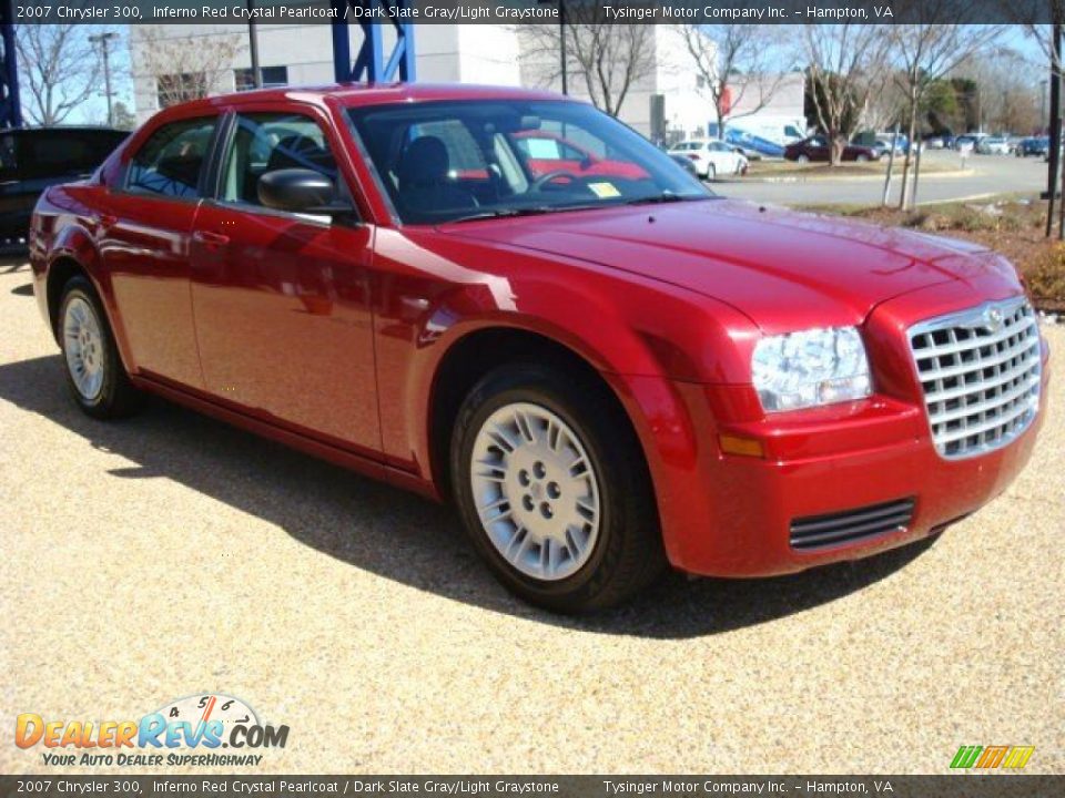 2007 Chrysler 300 Inferno Red Crystal Pearlcoat / Dark Slate Gray/Light Graystone Photo #7