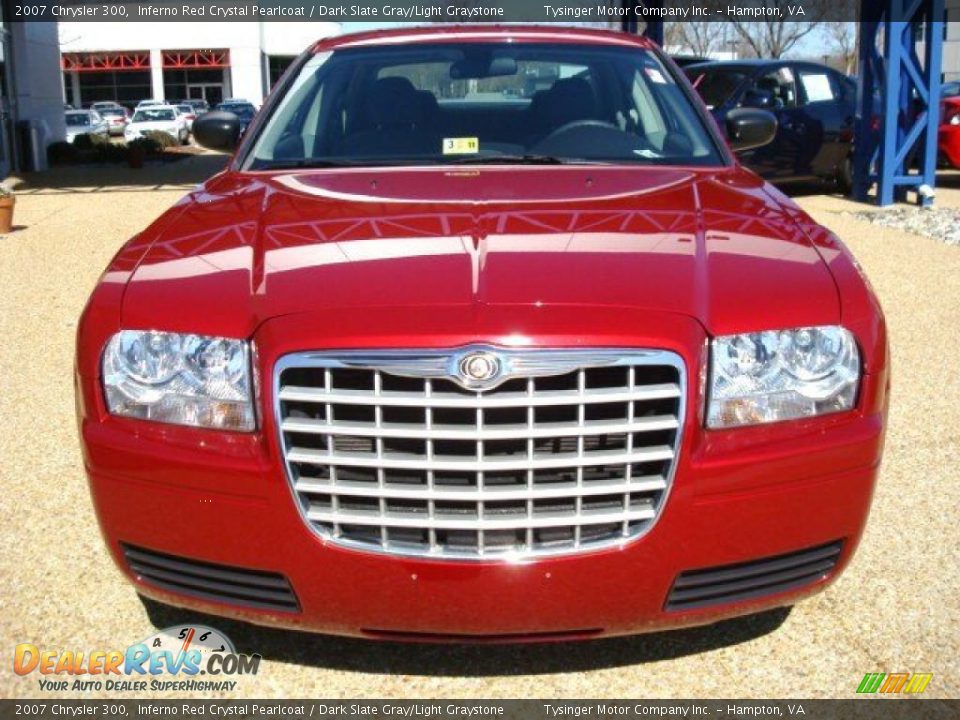 2007 Chrysler 300 Inferno Red Crystal Pearlcoat / Dark Slate Gray/Light Graystone Photo #8