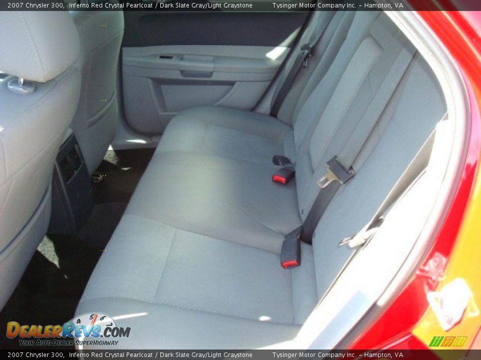 2007 Chrysler 300 Inferno Red Crystal Pearlcoat / Dark Slate Gray/Light Graystone Photo #11