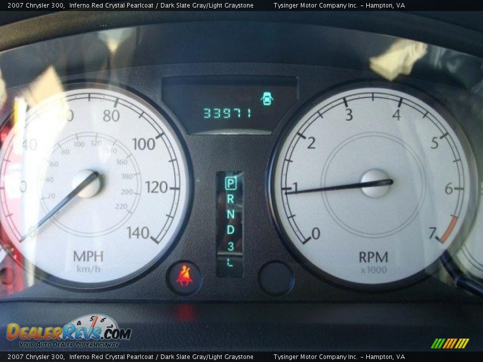 2007 Chrysler 300 Inferno Red Crystal Pearlcoat / Dark Slate Gray/Light Graystone Photo #14
