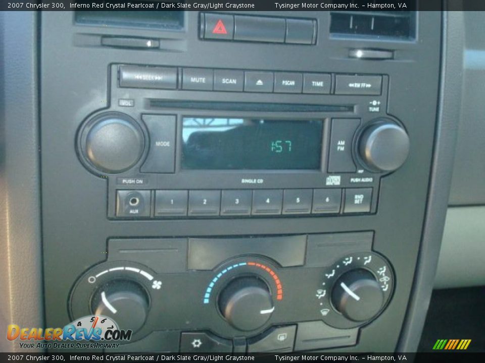2007 Chrysler 300 Inferno Red Crystal Pearlcoat / Dark Slate Gray/Light Graystone Photo #15